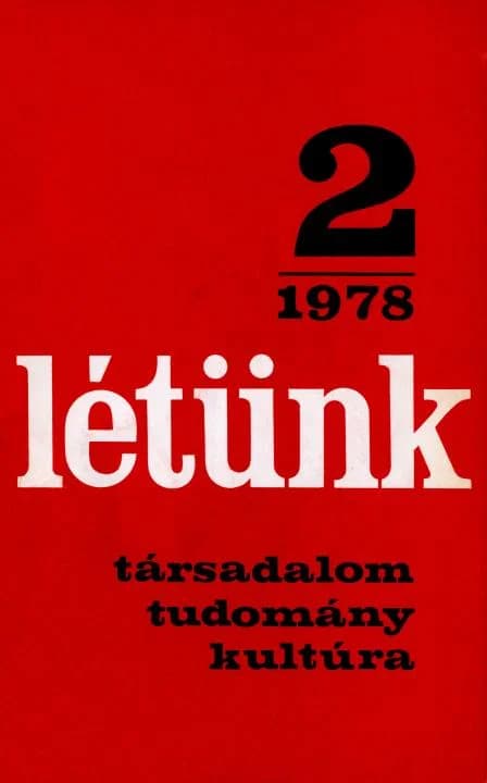 Létünk, 8. évf. 1978. március – április. 2. sz. 1–251. oldal