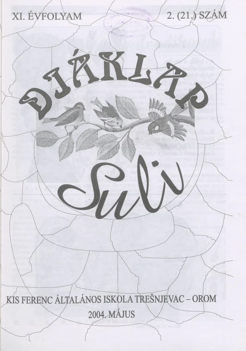 Diáklap Suli, 11. évf. 2004. március. 21. sz.