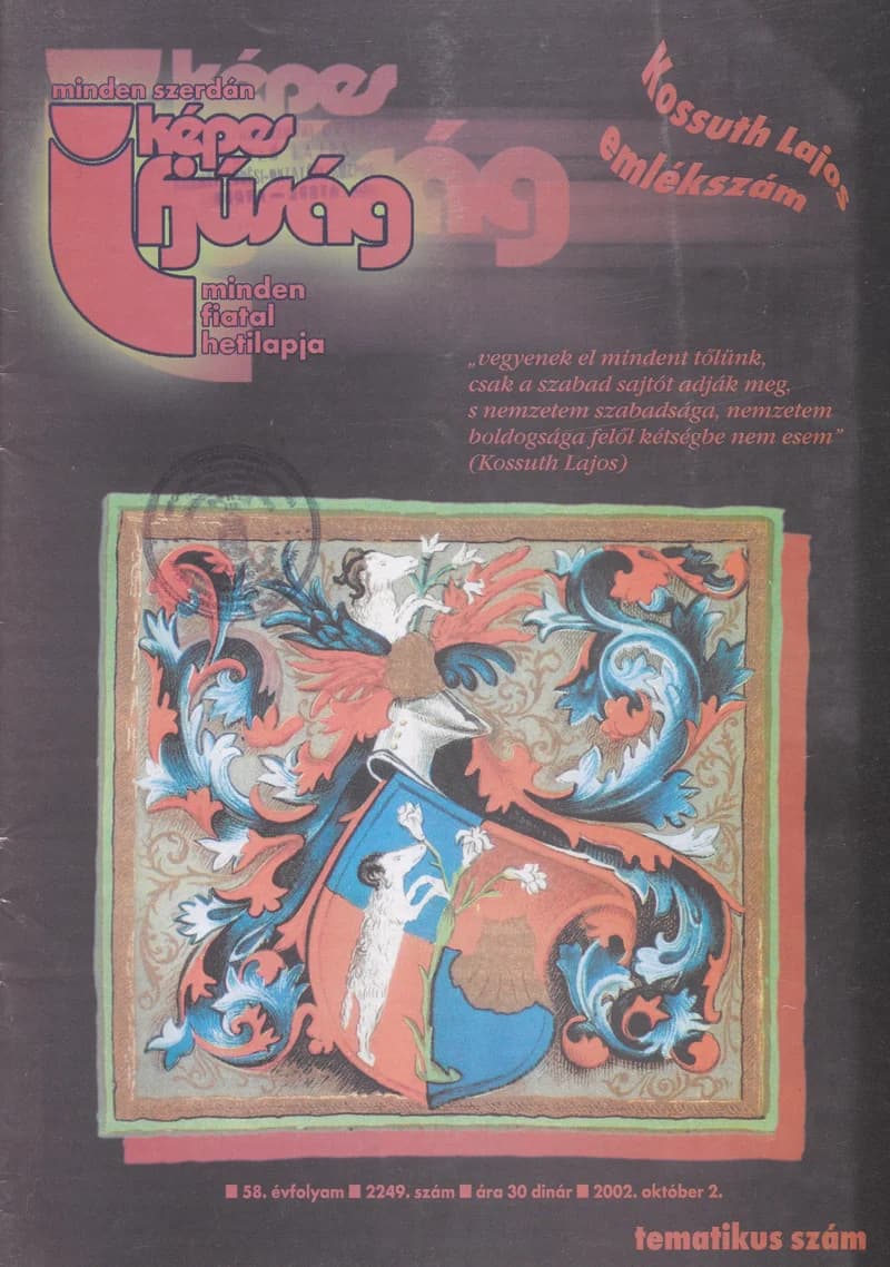 Képes Ifjúság, 58. évf. 2002. október 2. 2249. sz.