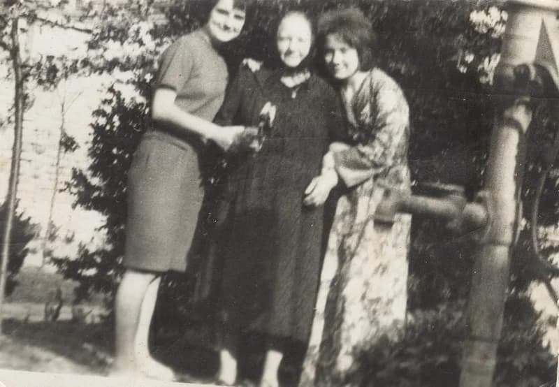 Szabadkán a házi nénivel 