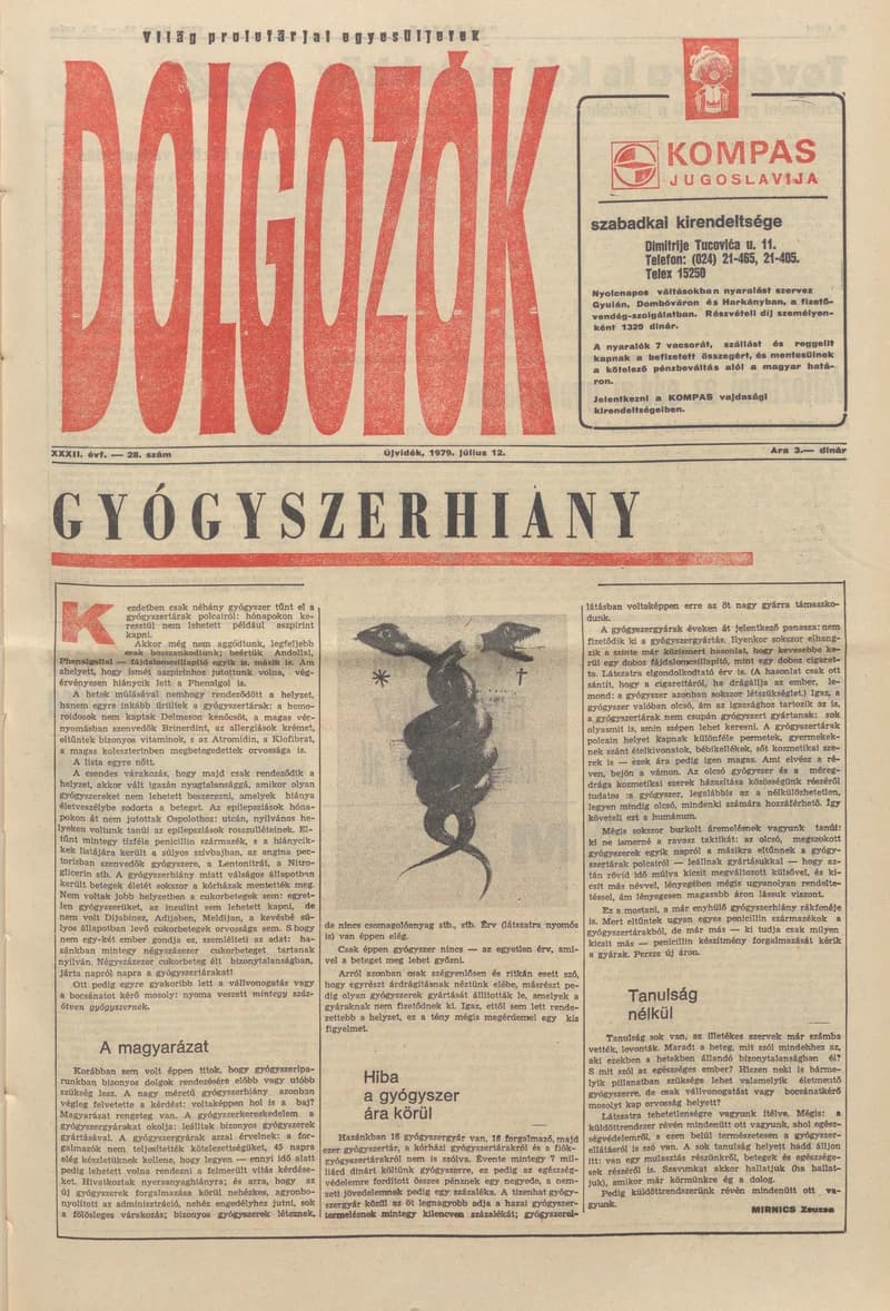 Dolgozók, 33. évf. 1979. július 12. 28. sz.