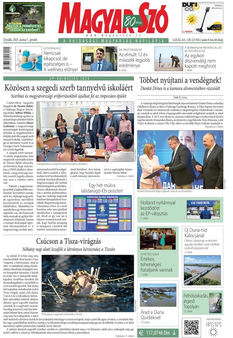 Magyar Szó, 81. évf. 2024. június 7. 129. sz. 1–16. oldal