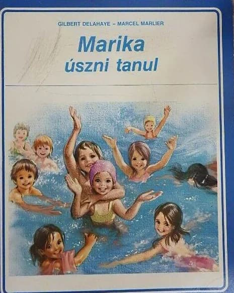 Marika úszni tanul