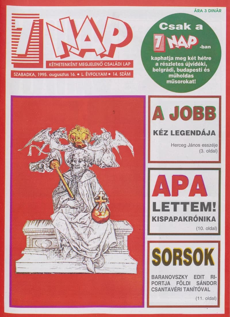 7 Nap, 50. évf. 1995. augusztus 16. 14. sz. 1–52. oldal