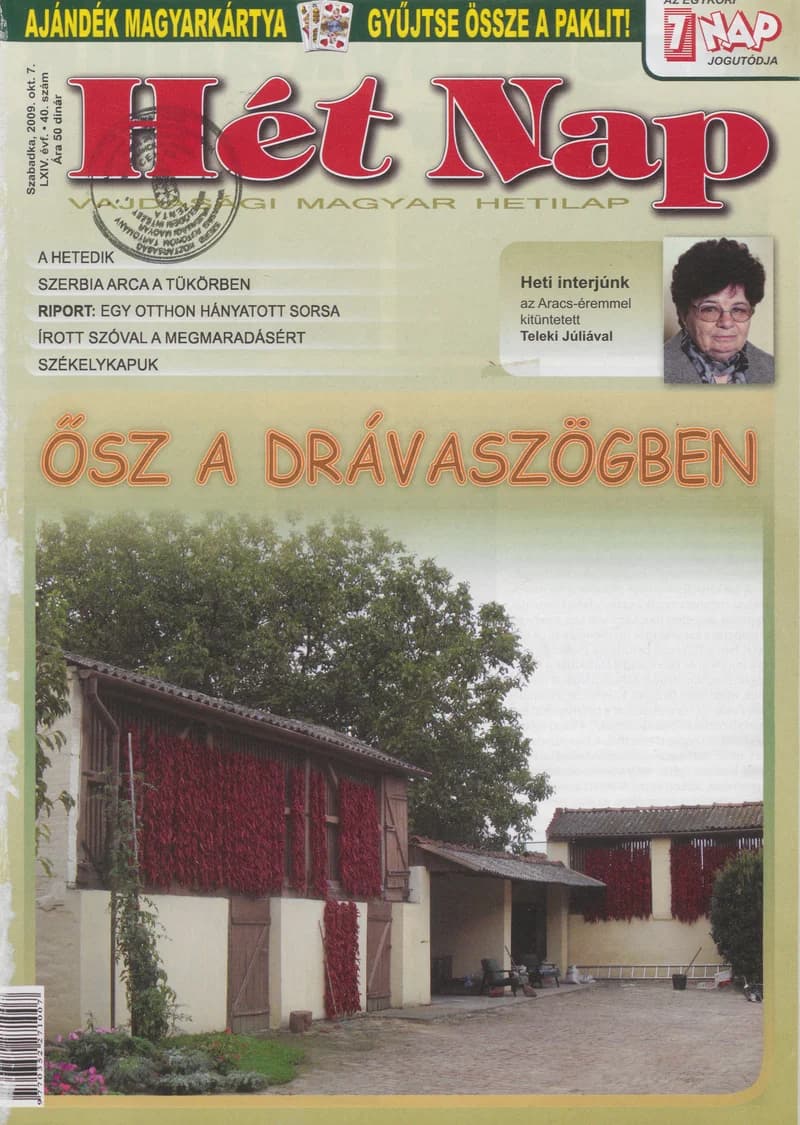 7 Nap, 64. évf. 2009. október 7. 40. sz.