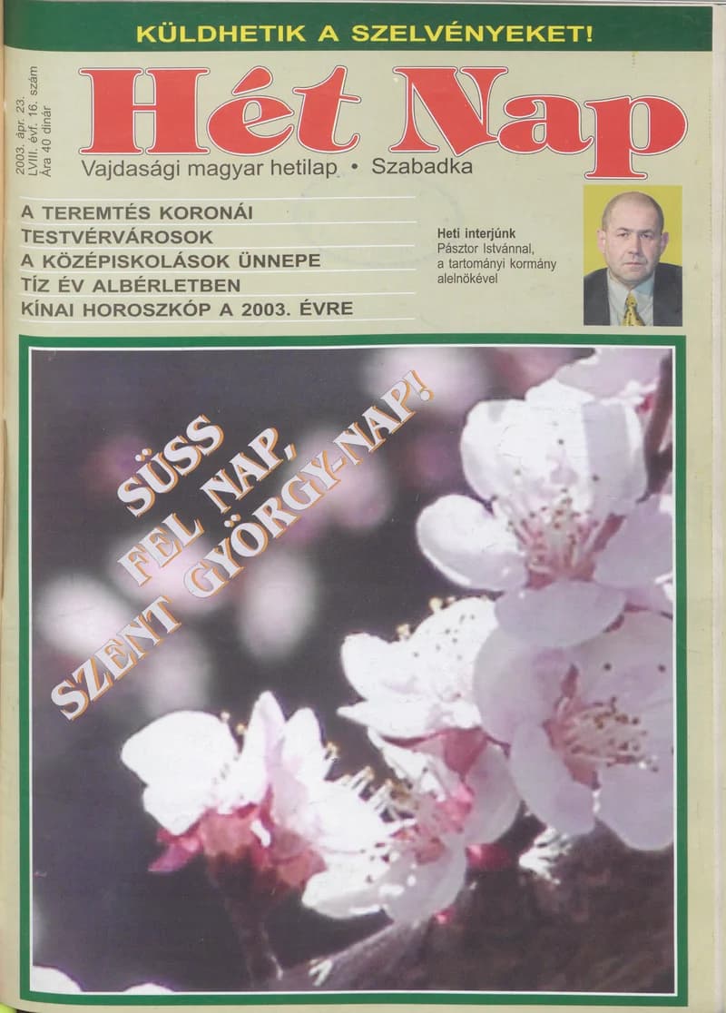 7 Nap, 58. évf. 2003. április 23. 16. sz.