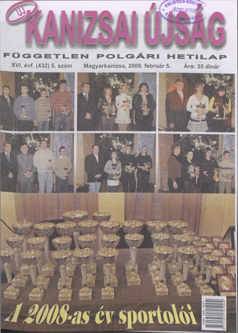 Új Kanizsai Újság, 16. évf. 2009. február 5. 5. sz.