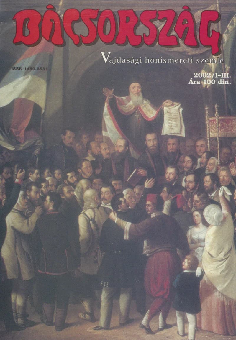 Bácsország, 8. évf. 2002. január – március. 1–3. sz.