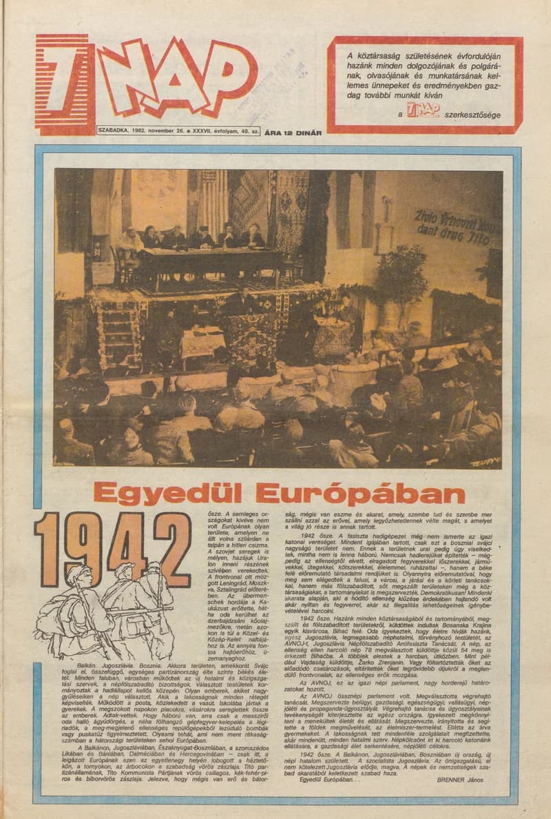 7 Nap, 37. évf. 1982. november 26. 48. sz. 1–20. oldal
