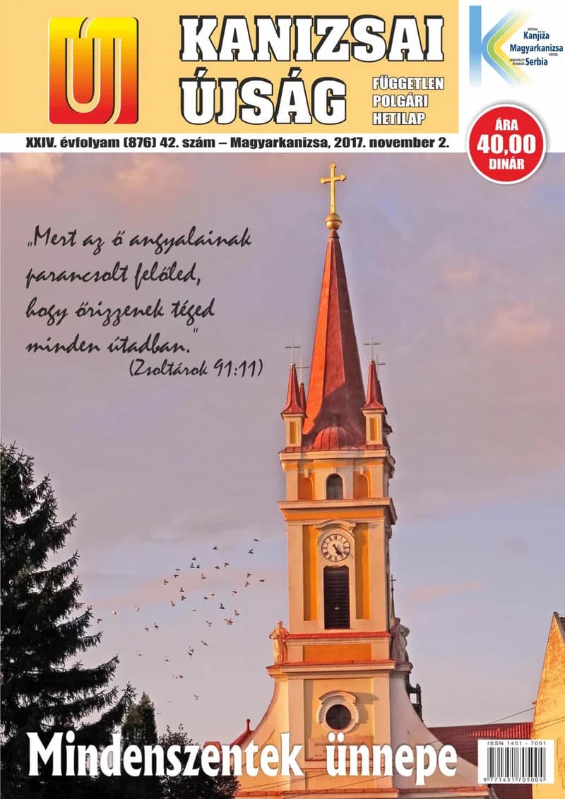 Új Kanizsai Újság, 24. évf. 2017. november 2. 42. sz.
