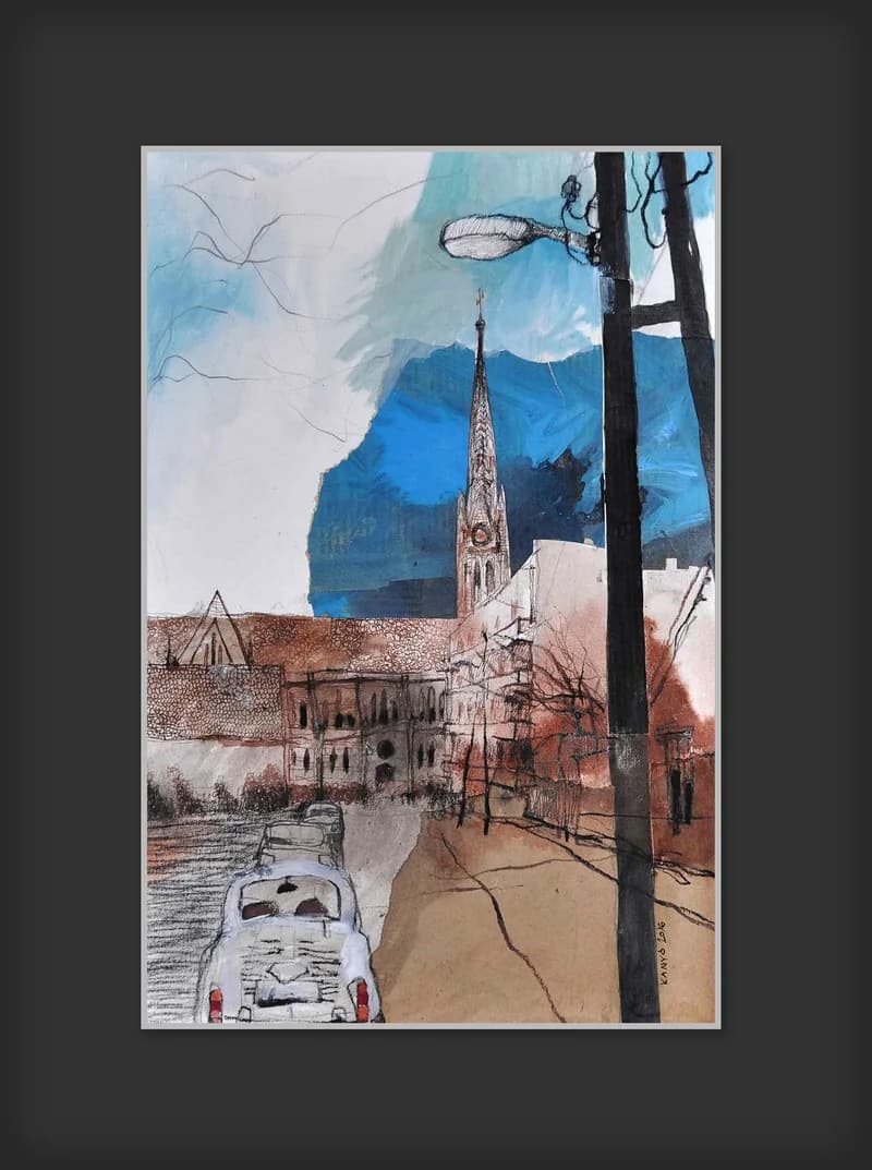 Szabadkai részlet (Szt. György templommal)