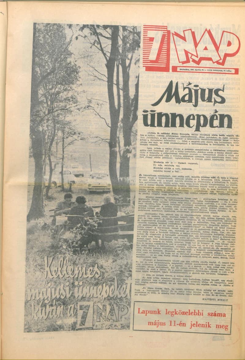 7 Nap, 17. évf. 1962. április 27. 17. sz. 1–12. oldal