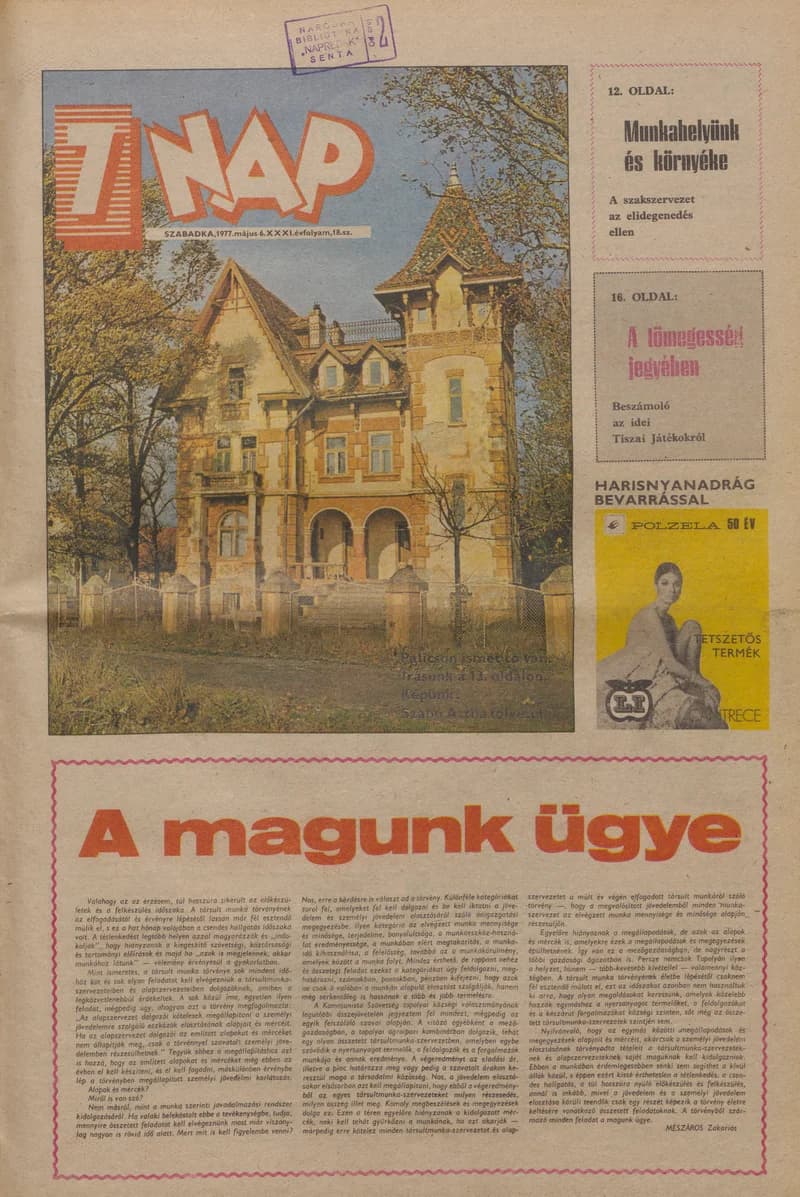 7 Nap, 32. évf. 1977. május 6. 18. sz. 1–24. oldal