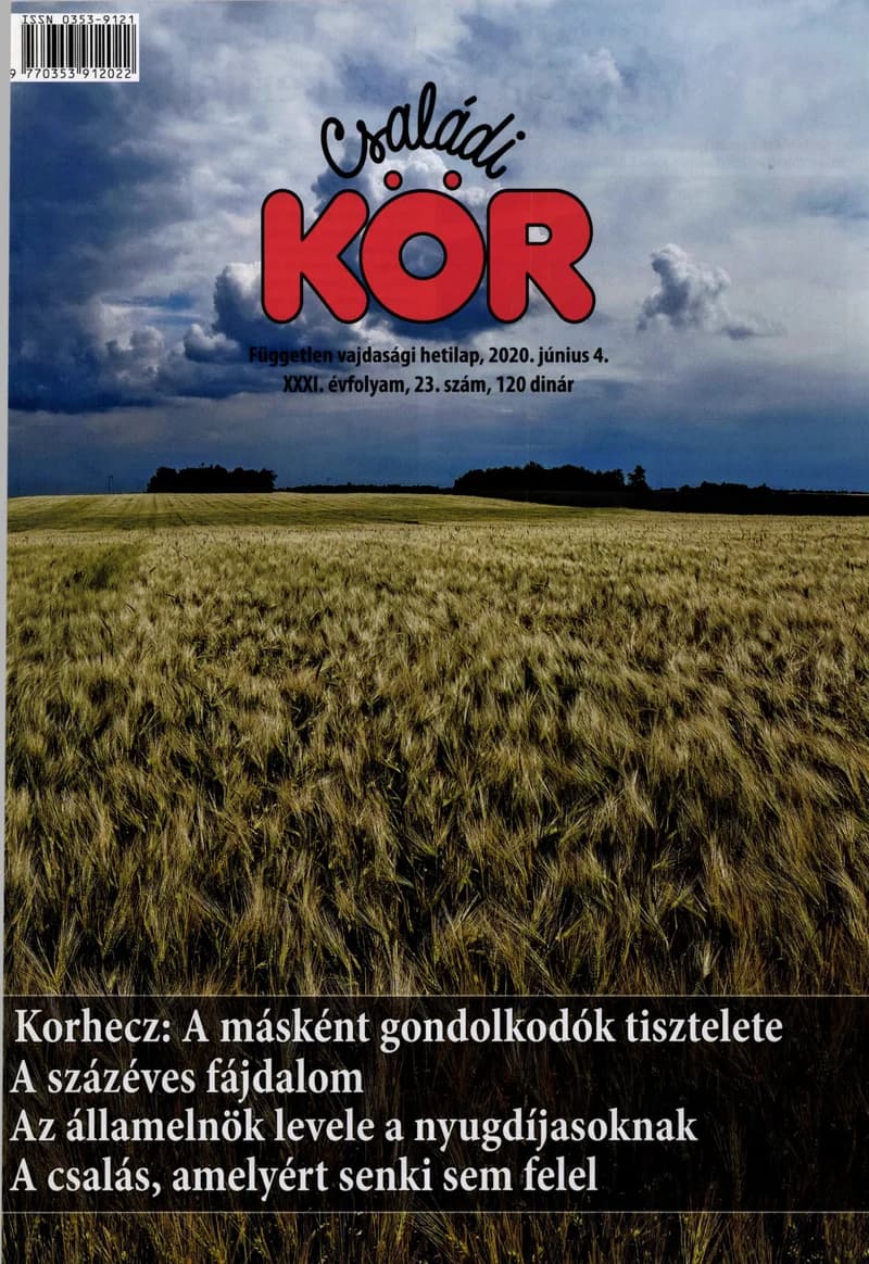 Családi Kör, 31. évf. 2020. június 4. 23. sz.
