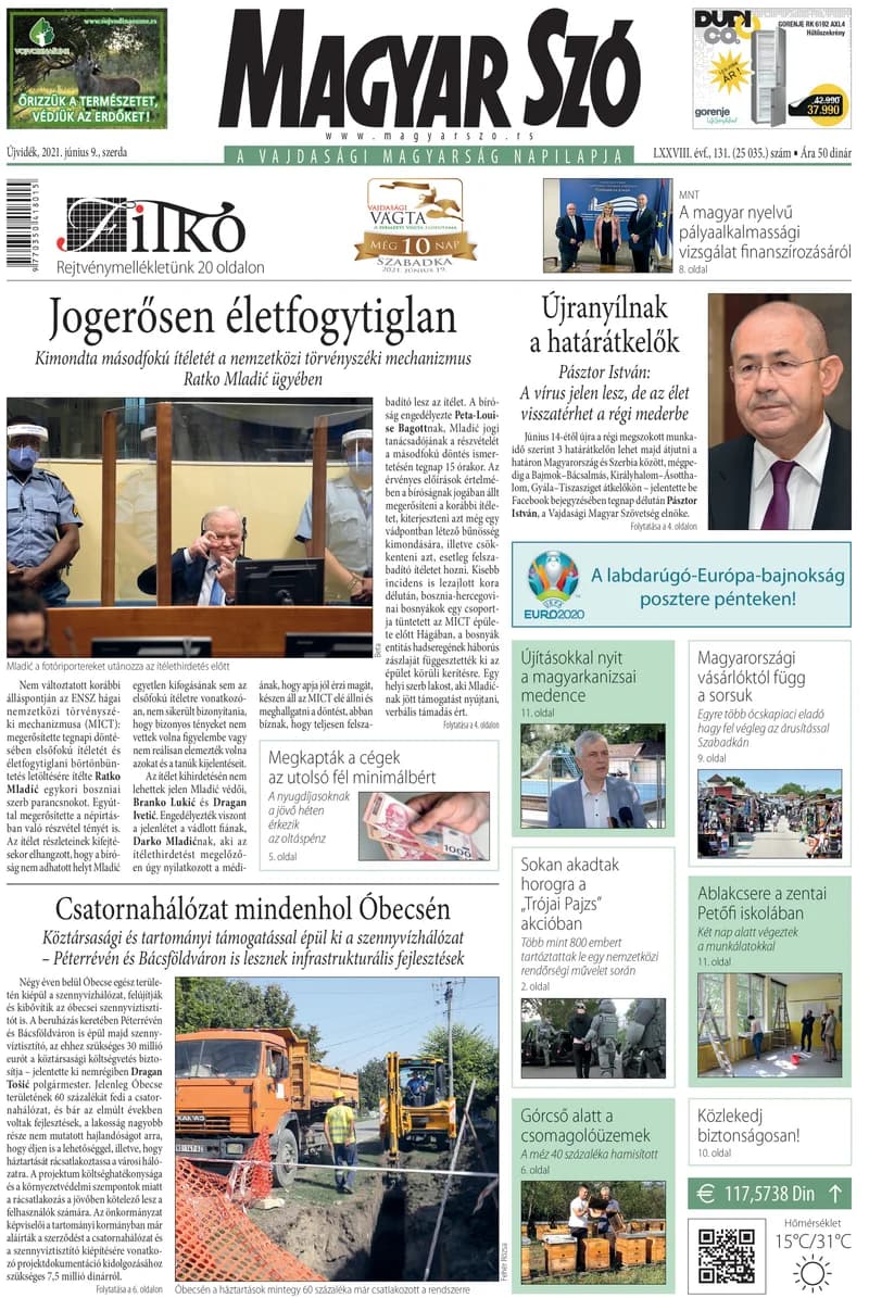 Magyar Szó, 78. évf. 2021. június 9. 131. sz. 1–16. oldal