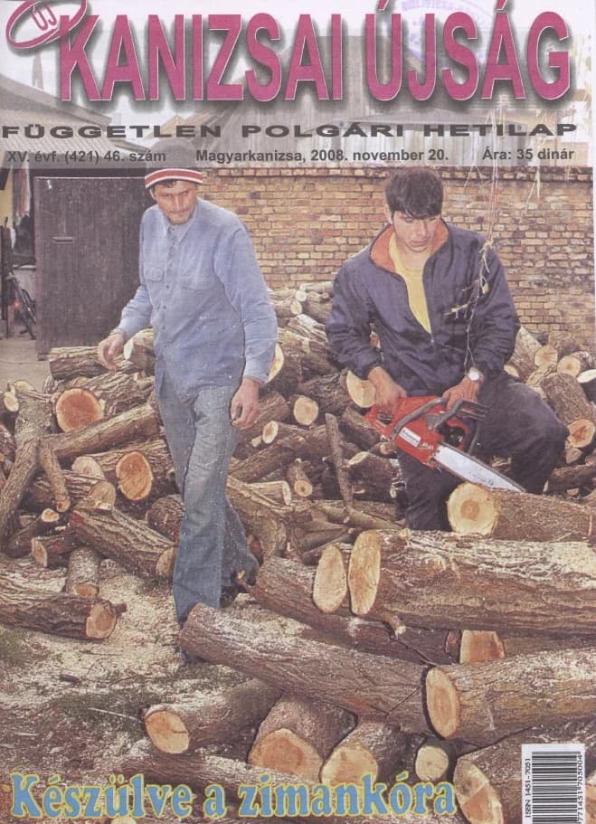 Új Kanizsai Újság, 15. évf. 2008. november 20. 46. sz.