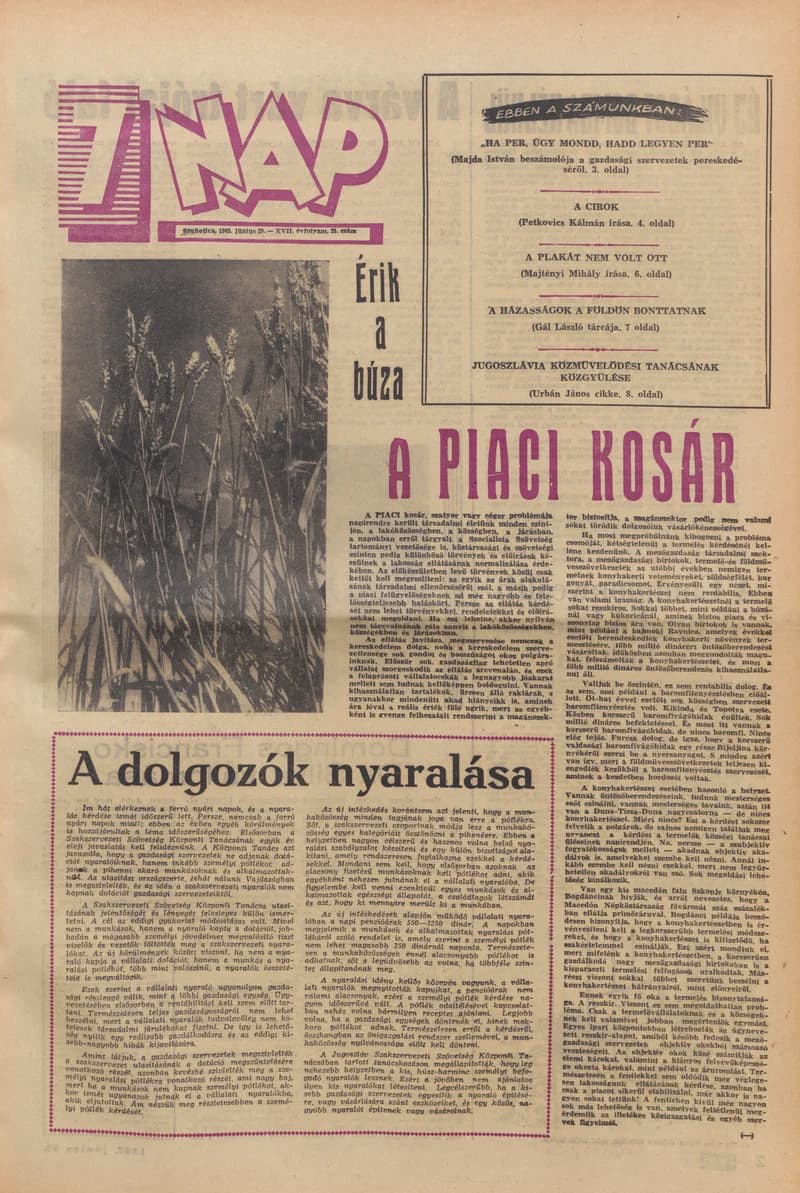 7 Nap, 17. évf. 1962. június 29. 25. sz. 1–20. oldal