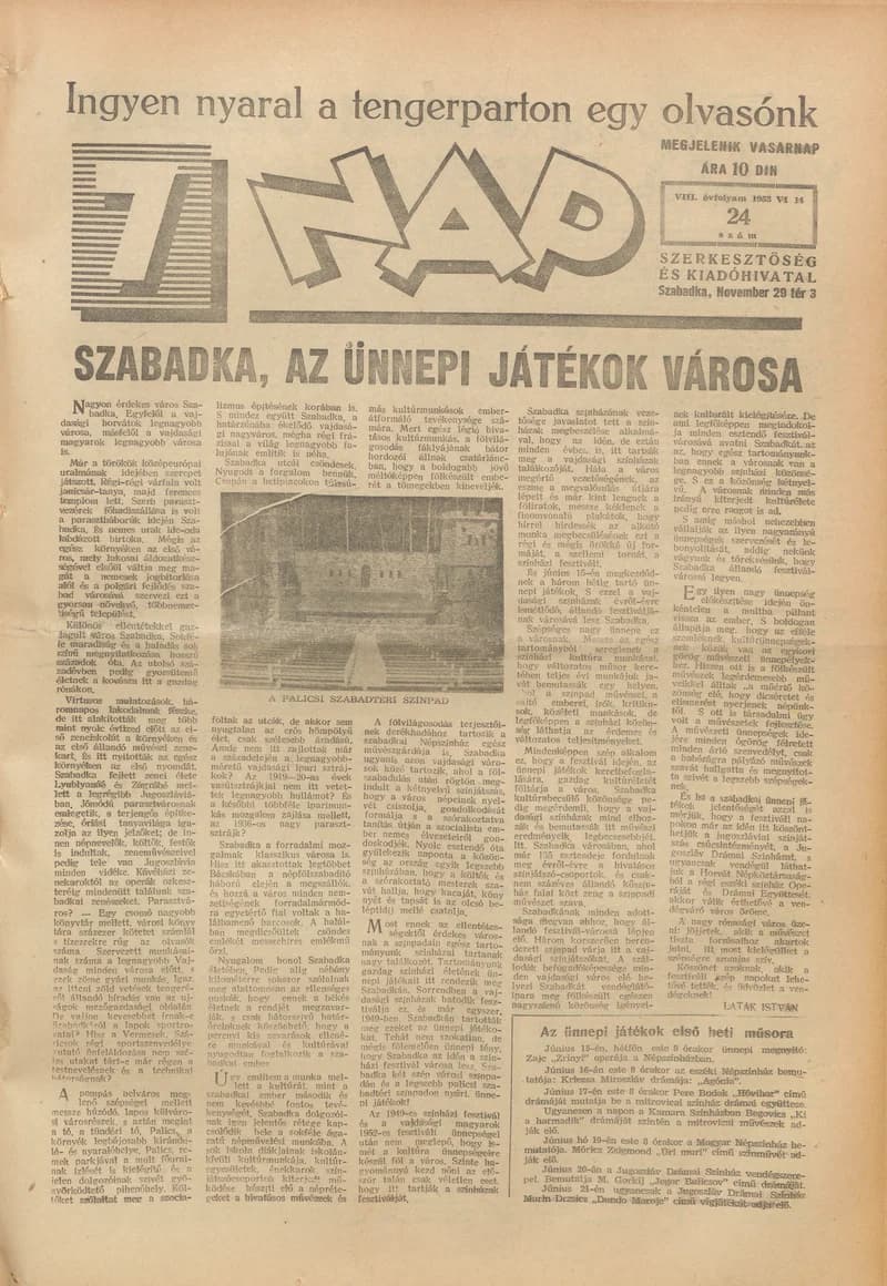 7 Nap, 8. évf. 1953. június 14. 24. sz. 1–16. oldal