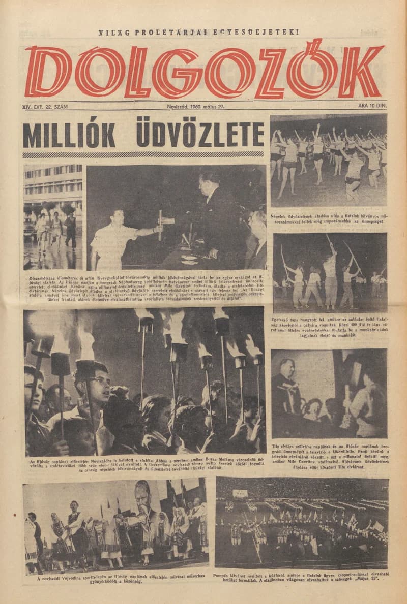 Dolgozók, 14. évf. 1960. május 27. 22. sz.
