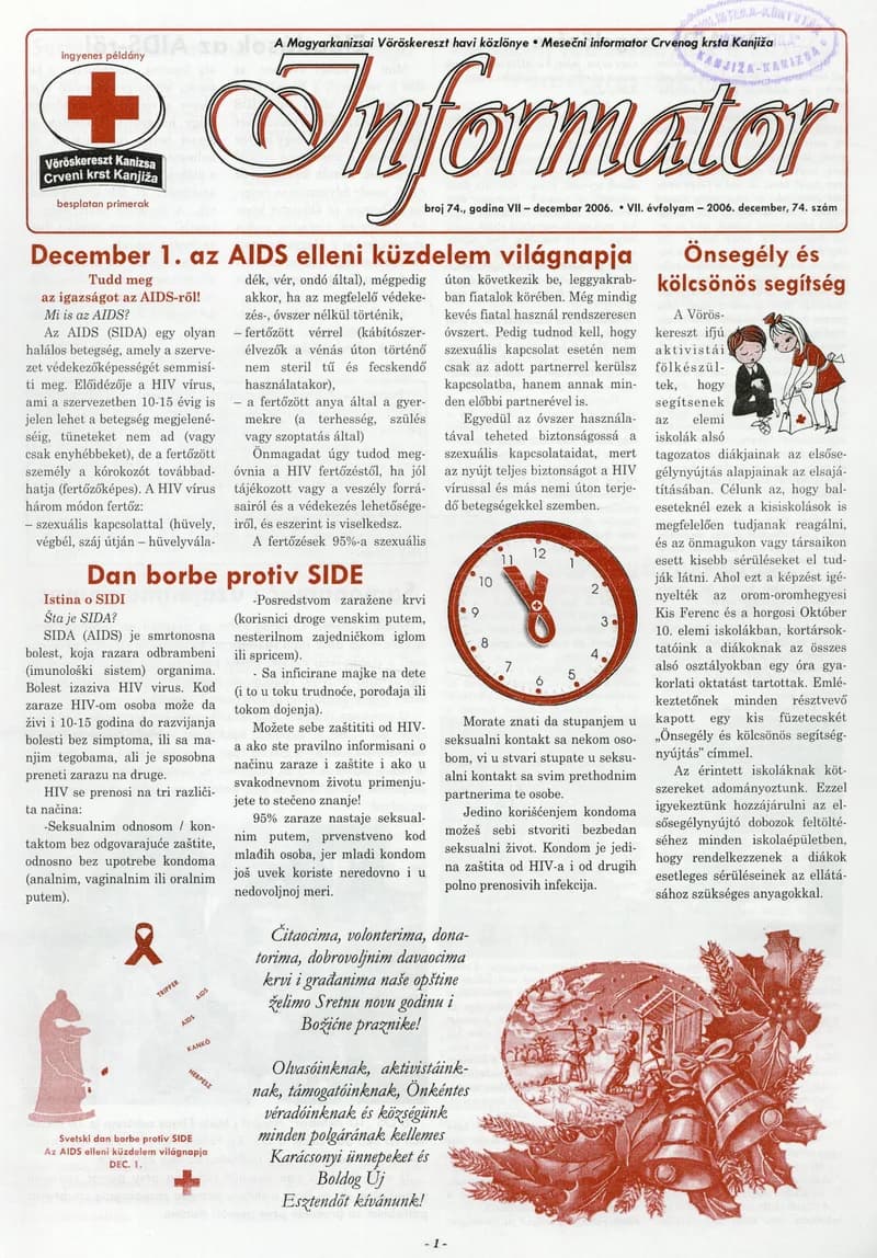 Informator, 7. évf. 2006. december 1. 74. sz.