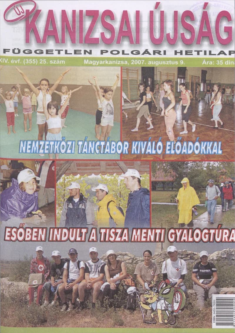 Új Kanizsai Újság, 14. évf. 2007. augusztus 9. 25. sz.