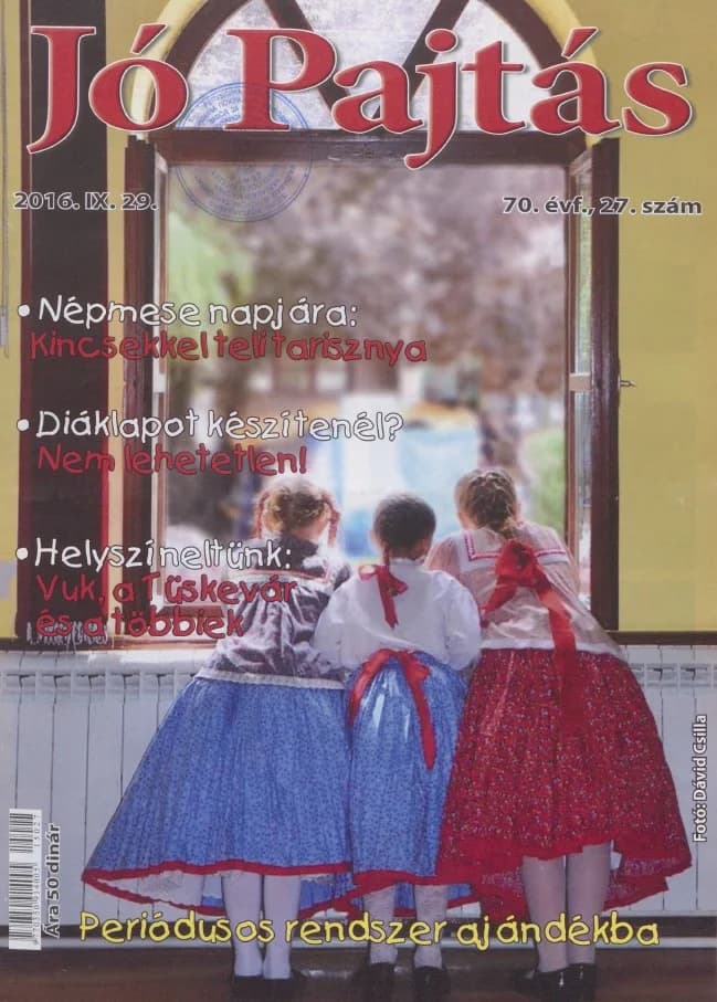Jó Pajtás, 70. évf. 2016. szeptember 29. 27. sz.
