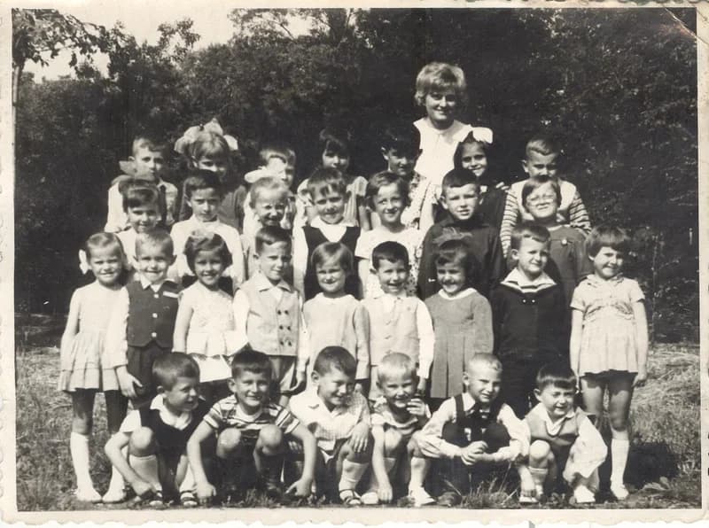 Bús János és iskolatársai