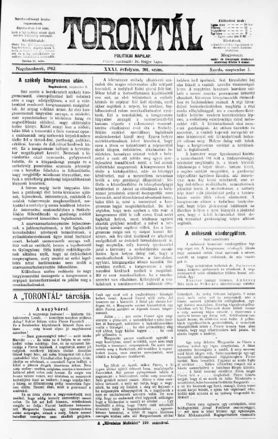 Torontál, 31. évf. 1902. szeptember 3. 201. sz.