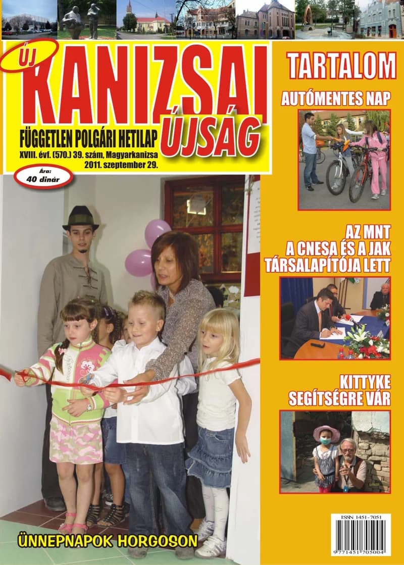 Új Kanizsai Újság, 18. évf. 2011. szeptember 29. 39. sz.