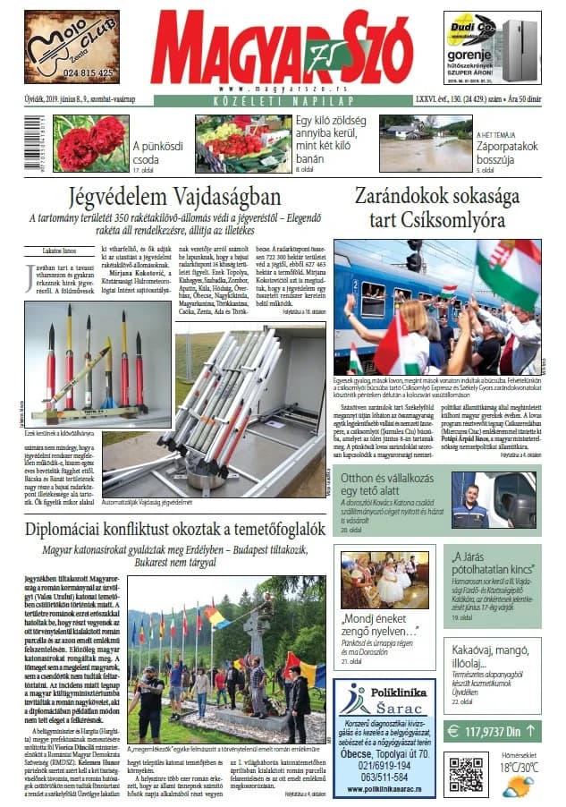 Magyar Szó, 76. évf. 2019. június 8. – 9. 130. sz. 1–42. oldal