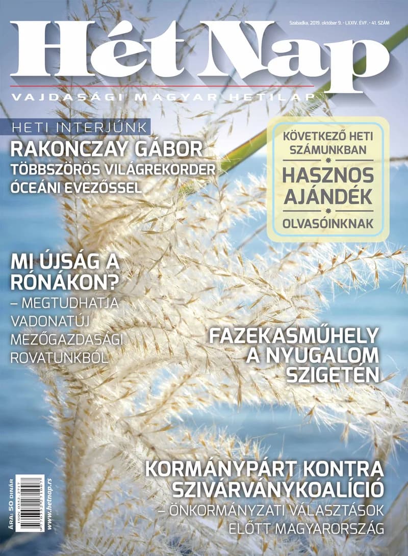 7 Nap, 74. évf. 2019. október 9. 41. sz.