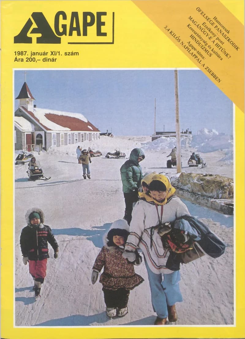 Agape, 11. évf. 1987. január. 1. sz.