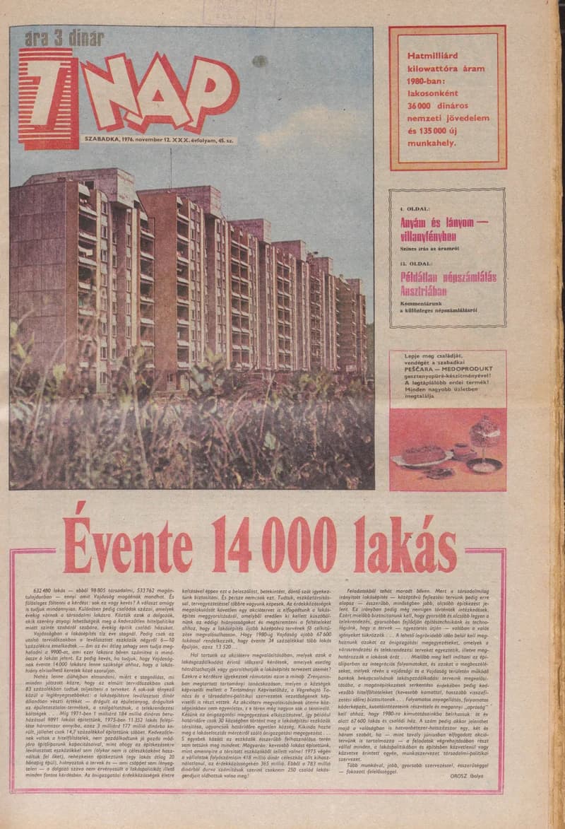 7 Nap, 31. évf. 1976. november 12. 45. sz. 1–24. oldal