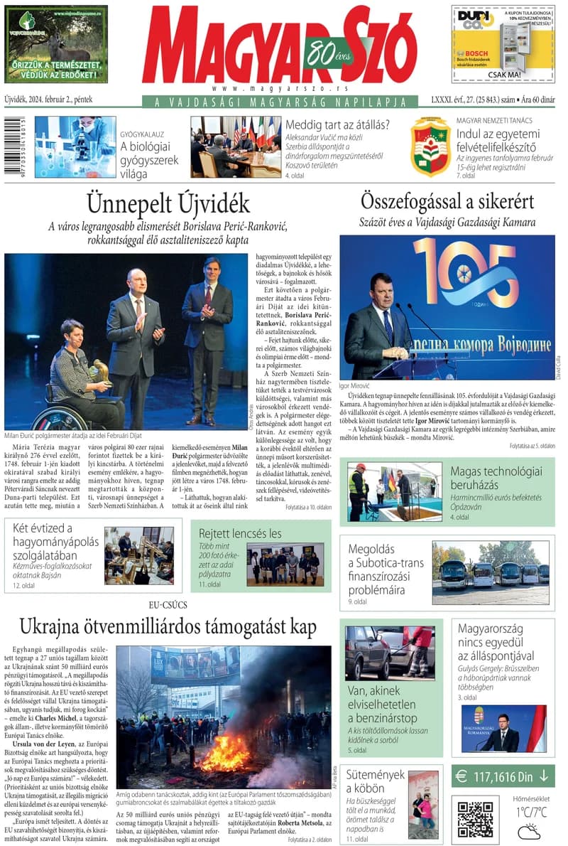 Magyar Szó, 81. évf. 2024. február 2. 27. sz. 1–16. oldal
