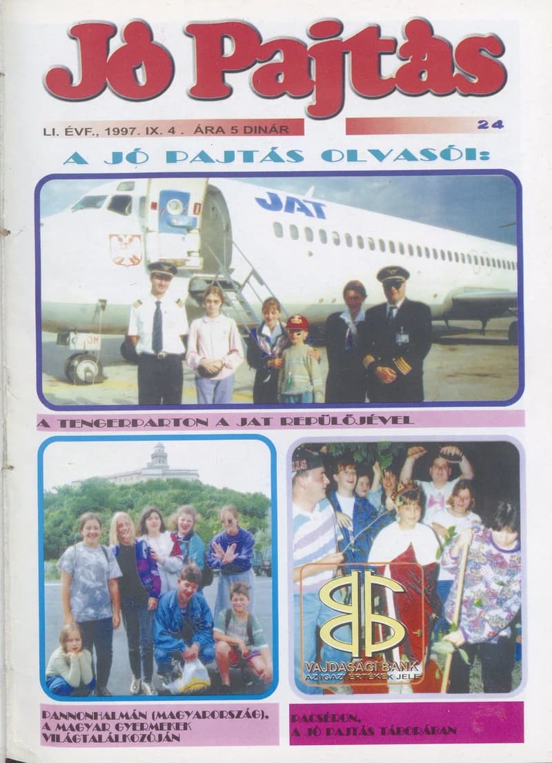 Jó Pajtás, 51. évf. 1997. szeptember 4. 24. sz.