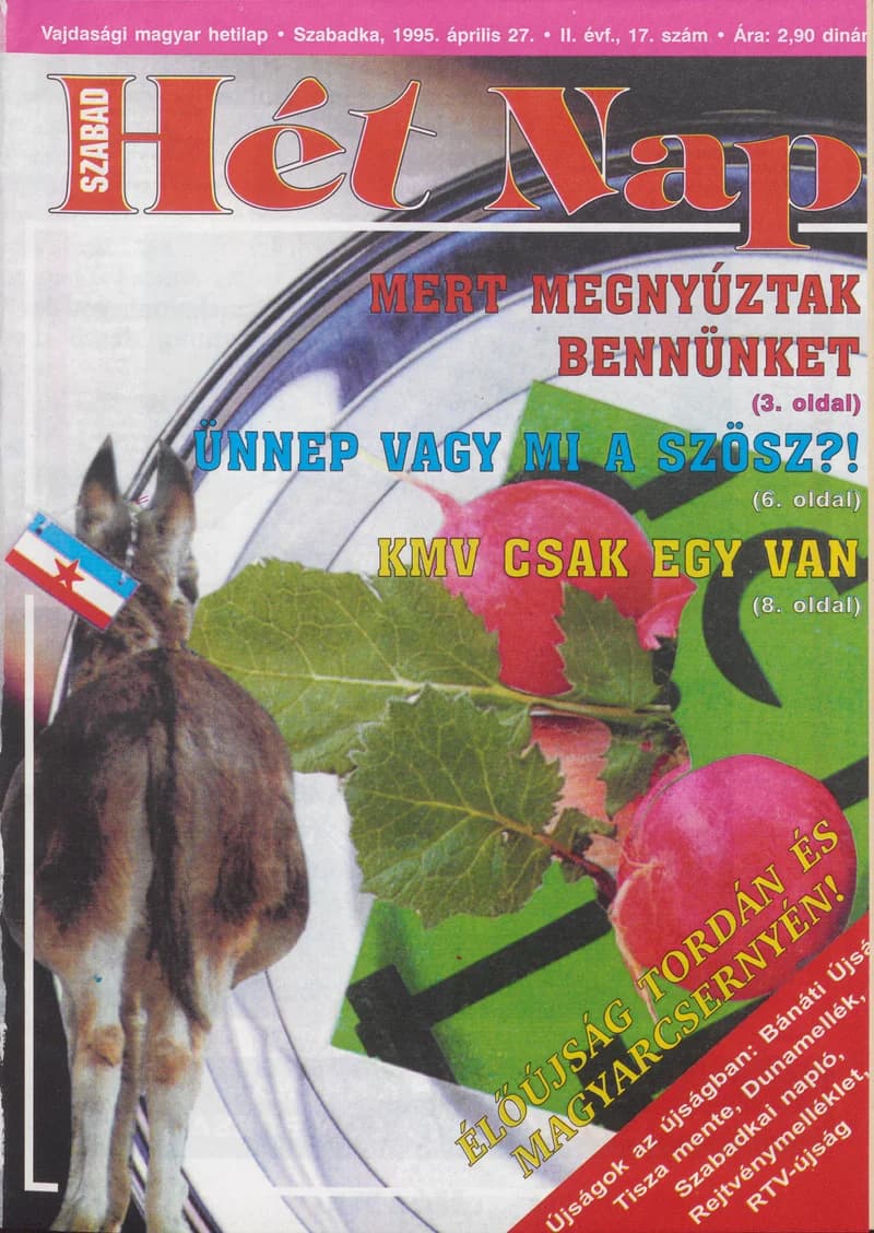 Szabad Hét Nap, 2. évf. 1995. április 27. 17. sz.