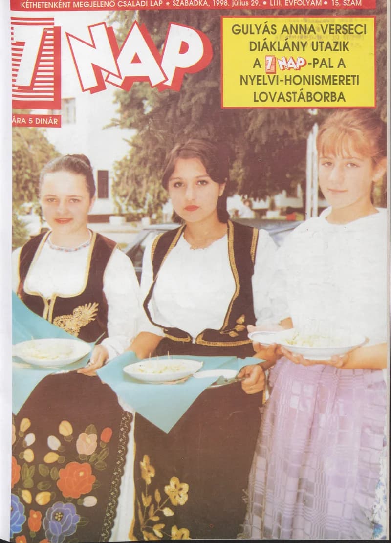 7 Nap, 53. évf. 1998. július 29. 15. sz. 1–68. oldal