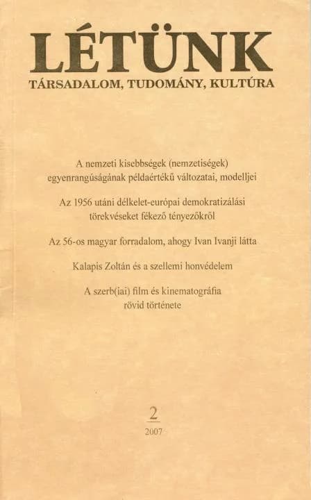 Létünk, 37. évf. 2007. 2. sz. 1–120. oldal