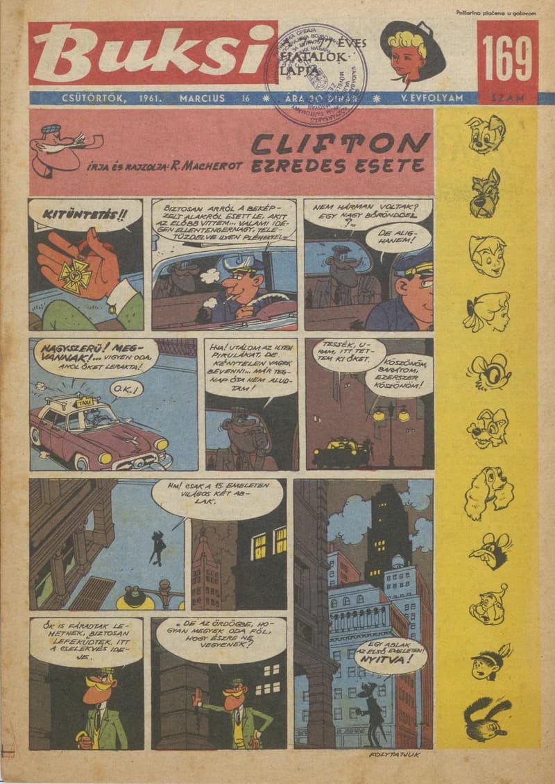 Buksi, 5. évf. 1961. március 16. 169. sz.