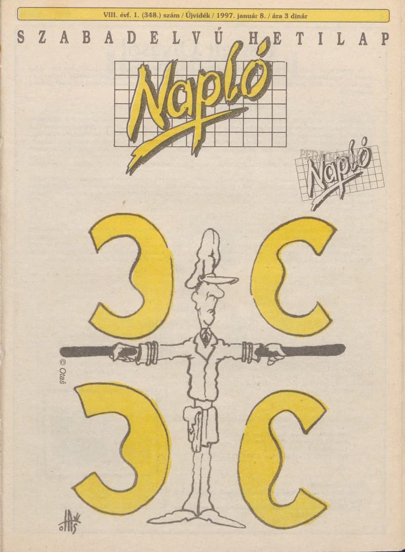 Napló - Szabadelvű hetilap, 8. évf. 1997. január 8. 348. sz.