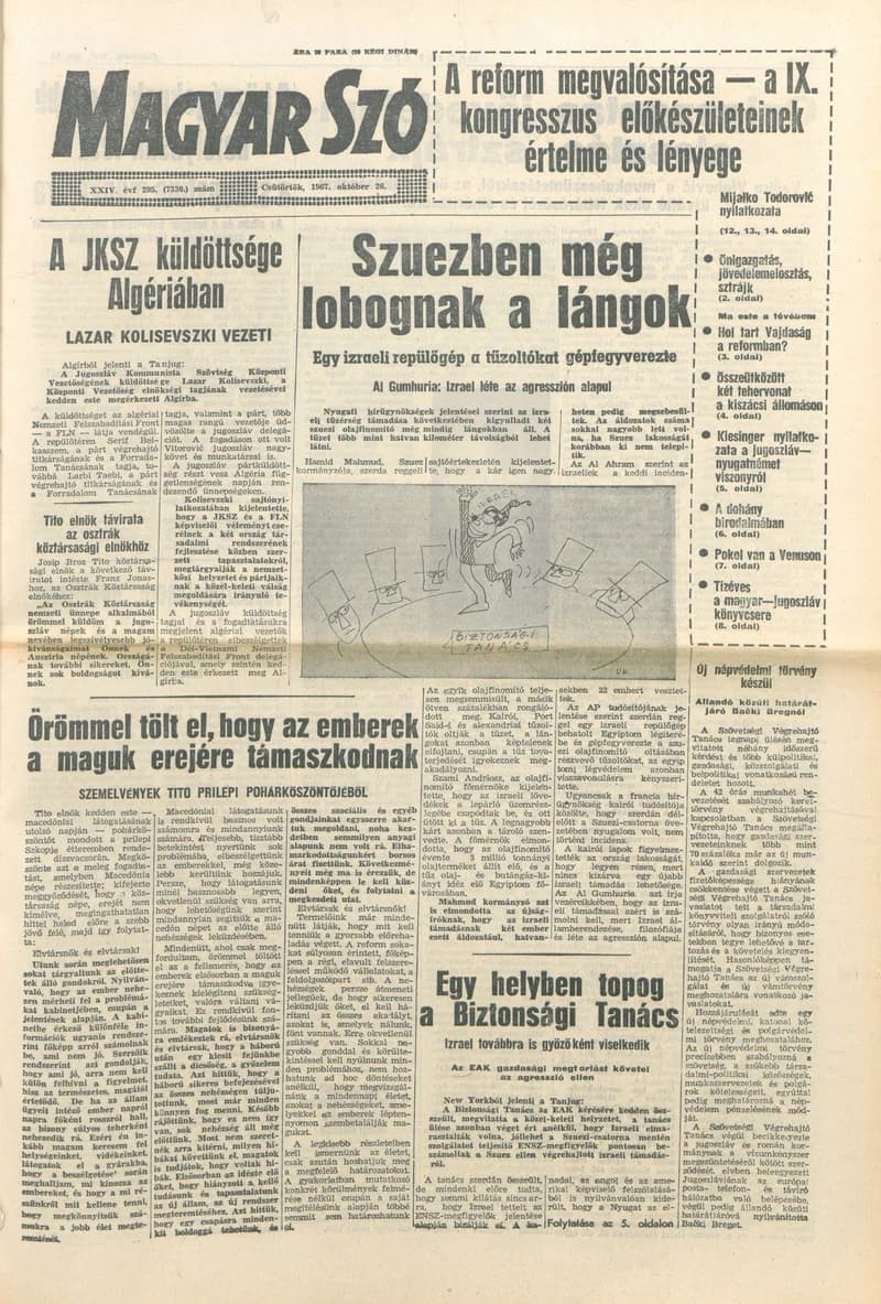 Magyar Szó, 24. évf. 1967. október 26. 295. sz. 1–20. oldal