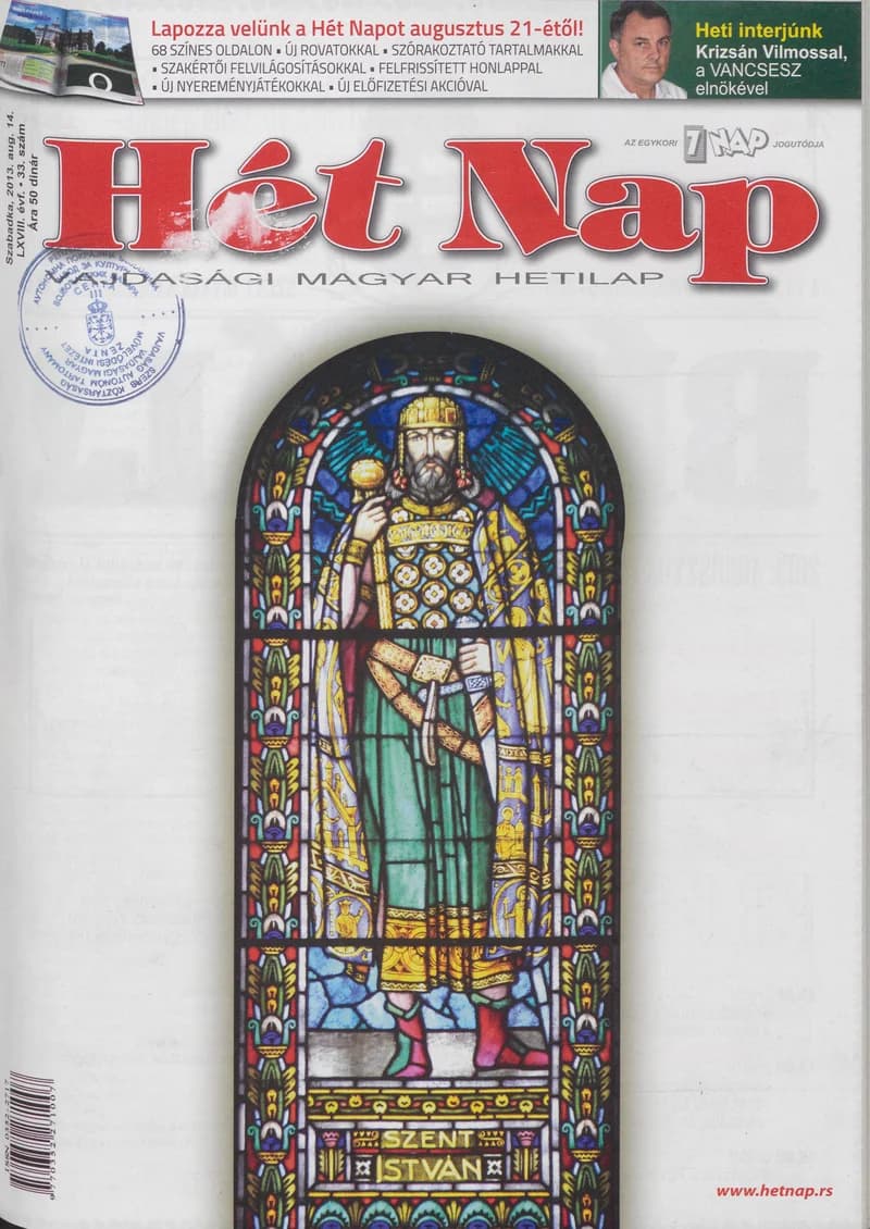 7 Nap, 68. évf. 2013. augusztus 14. 33. sz.