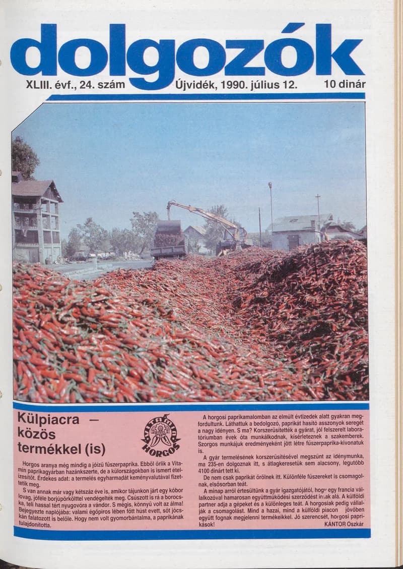 Dolgozók, 44. évf. 1990. július 12. 24. sz.