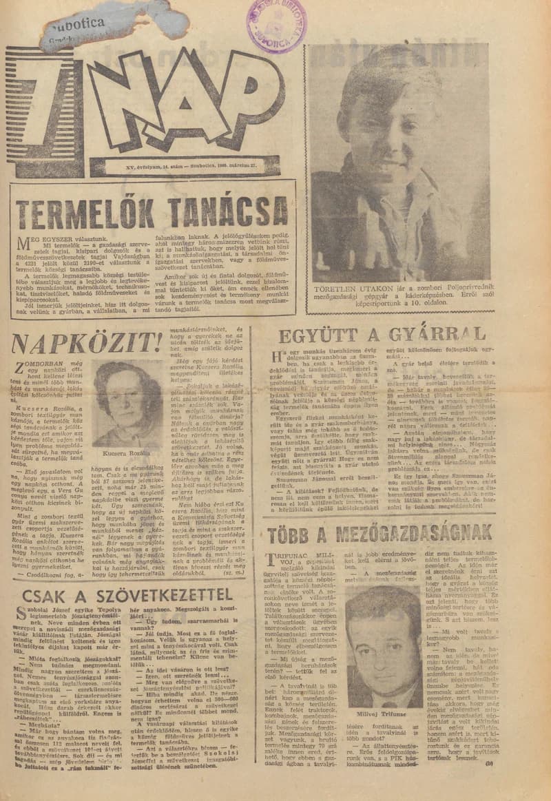 7 Nap, 15. évf. 1960. március 27. 14. sz.
