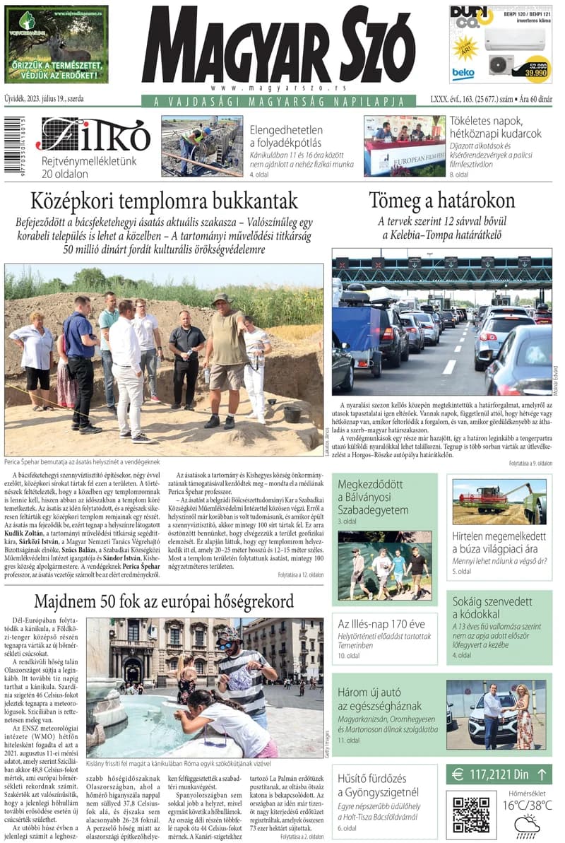 Magyar Szó, 80. évf. 2023. július 19. 163. sz. 1–16. oldal