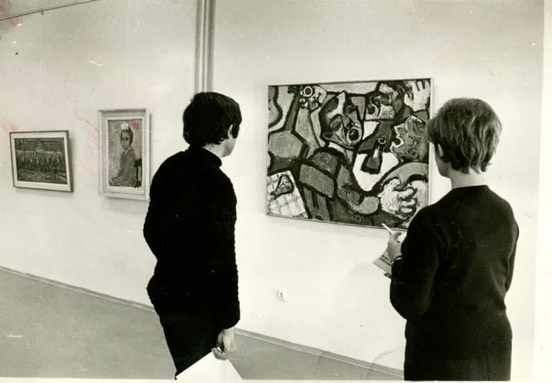 Benes József és Kulcsár Veronika a zentai városi múzeumban