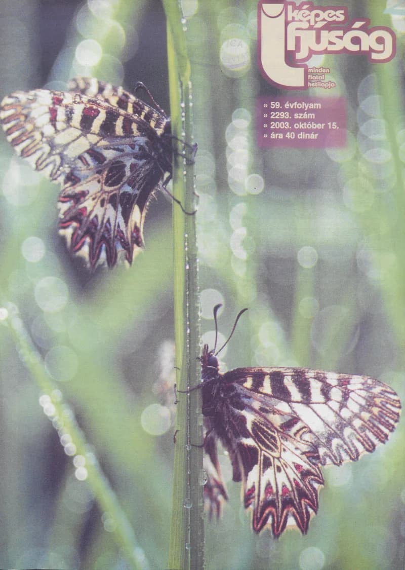 Képes Ifjúság, 59. évf. 2003. október 15. 2293. sz.