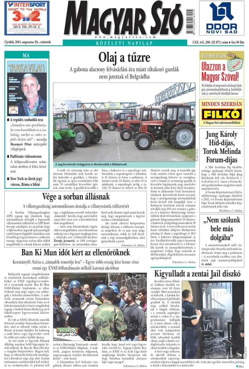 Magyar Szó, 70. évf. 2013. augusztus 29. 200. sz. 1–20. oldal