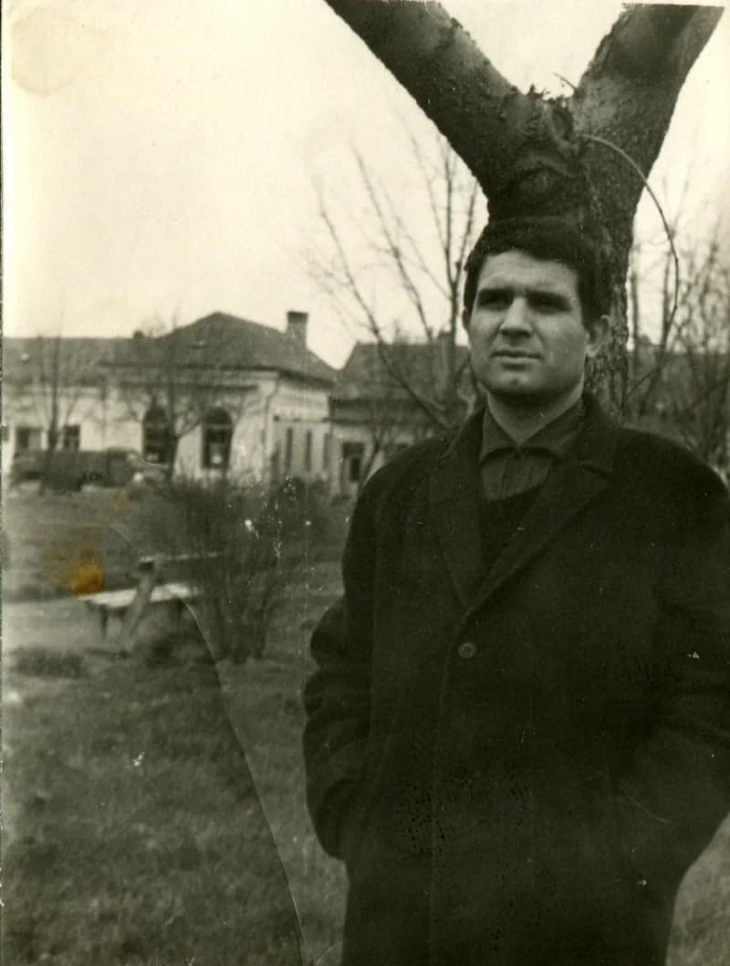 Benes József a zentai parkban