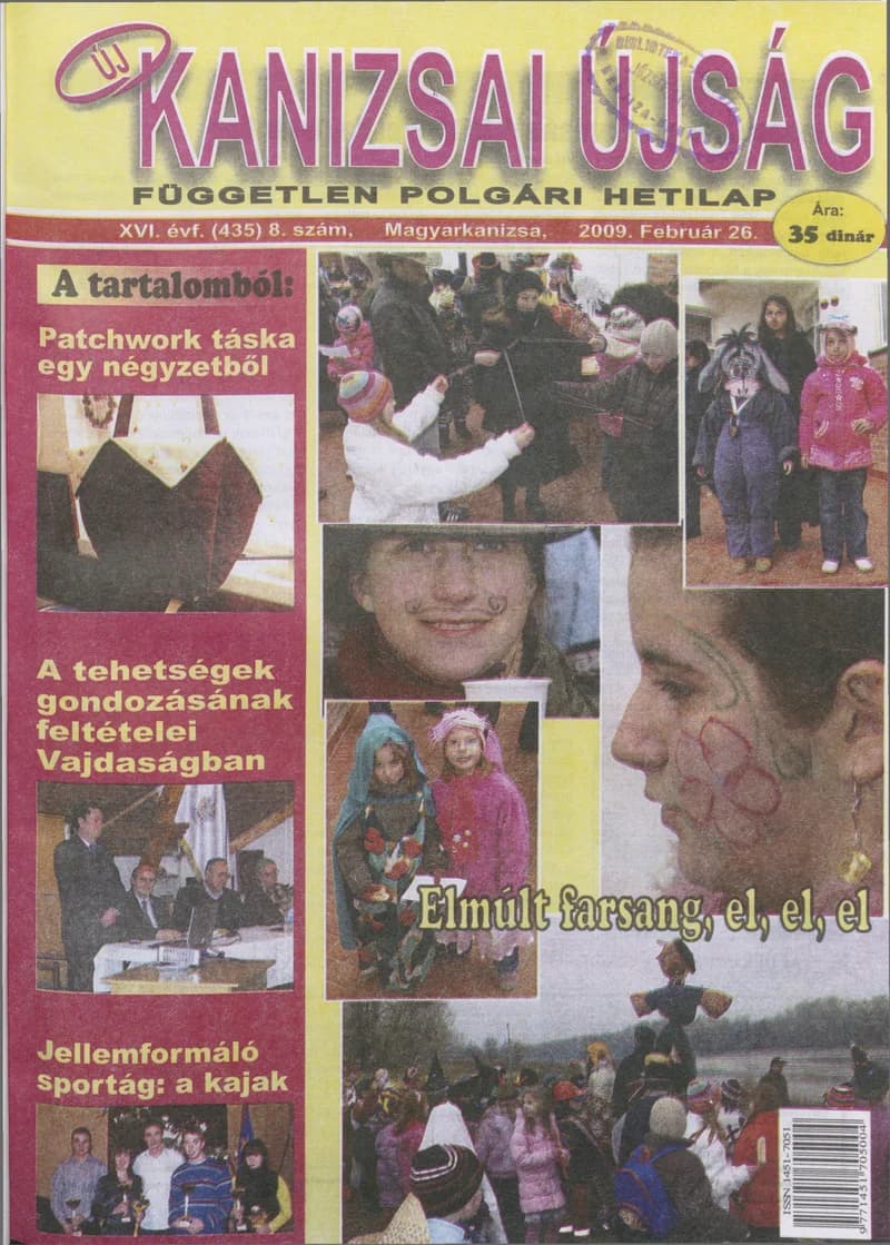 Új Kanizsai Újság, 16. évf. 2009. február 26. 8. sz.